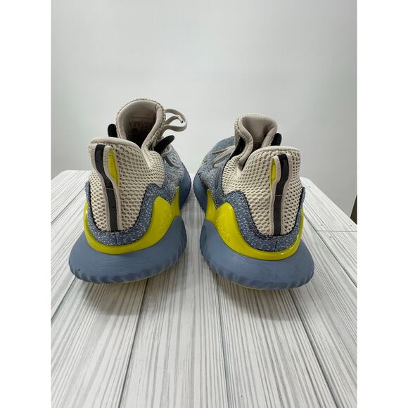 Adidas Men\'s AlphaBounce Beyond Running Shoes Size 10.5 Yellow‎ Blue Sneakers main image 7
